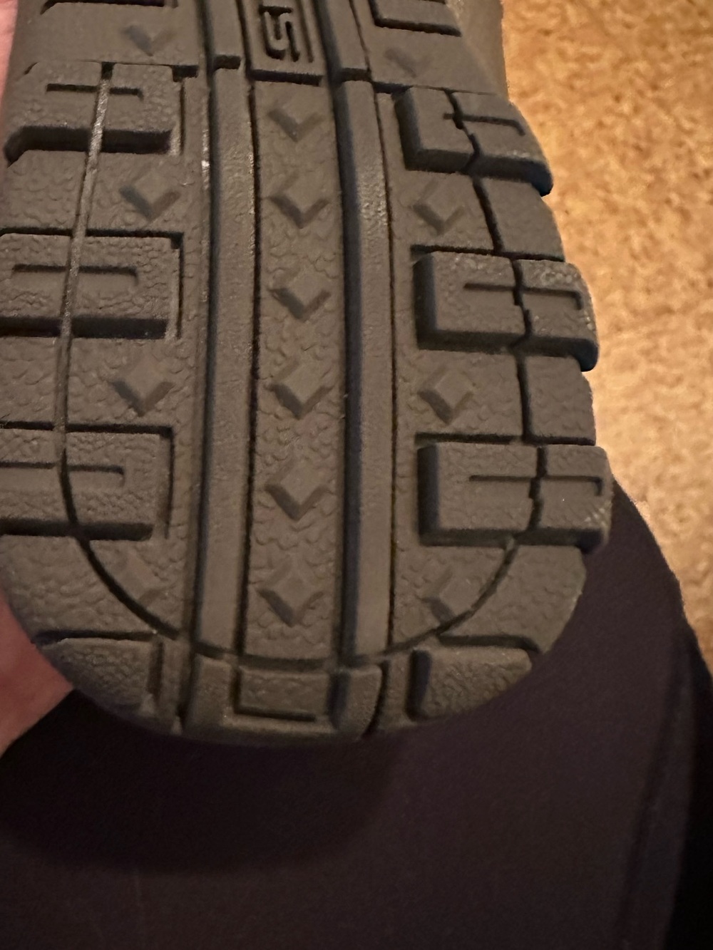 Skechers Relaxed Bronze Memory Foam Peep-Toe Flats - Picture 6 of 6